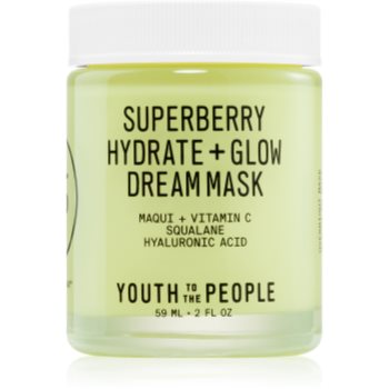 Youth To The People Superberry Hydrate + Glow Dream Mask masca pentru luminozitate si hidratare - imagine 2